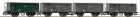 67101 Roco Set of 4 Freight cars of the K.K.St.B
